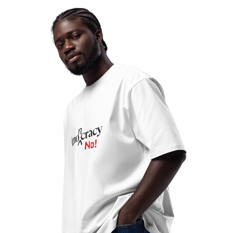 Demoncracy No! Oversized Tee