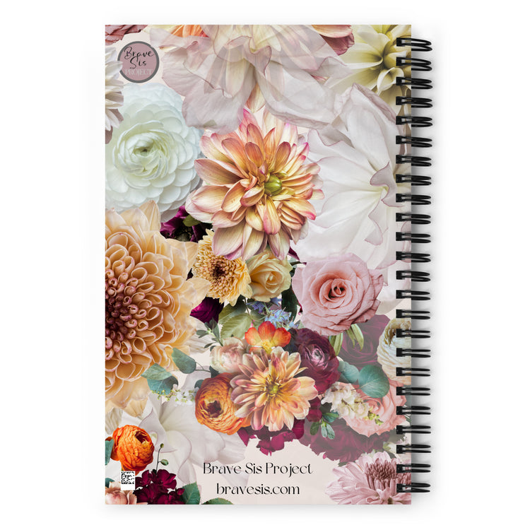 Queen Lili'uokalani "Never Cease to Act Because You Fear You May Fail" Spiral notebook