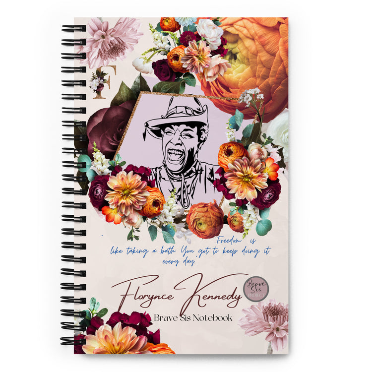 Florynce Kennedy "If Men Could Get Pregnant" Spiral notebook