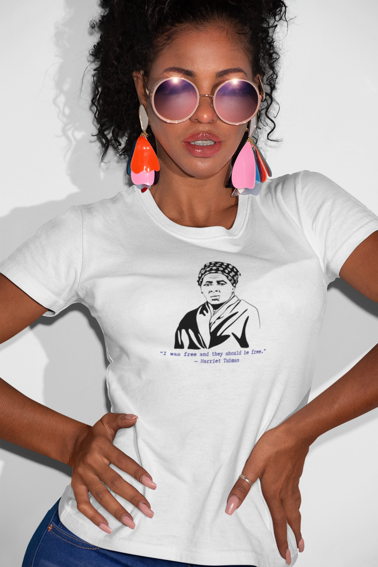Harriet Tubman "They Should be Free" Relaxed t-shirt