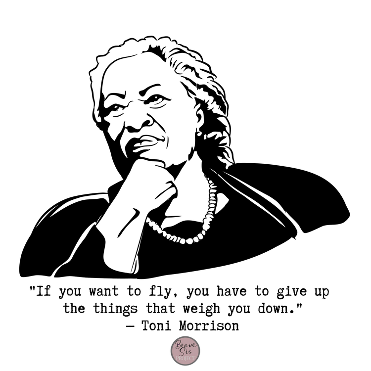 Toni Morrison "If You Want to Fly" Eco Tote Bag