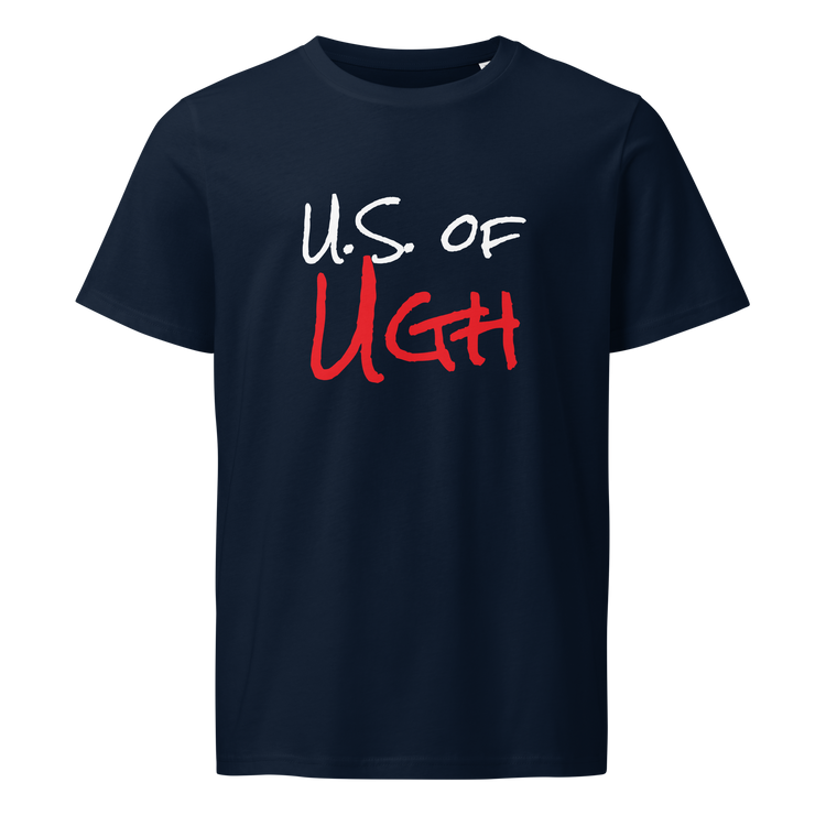 True Blue US of UGH organic mid-light t-shirt