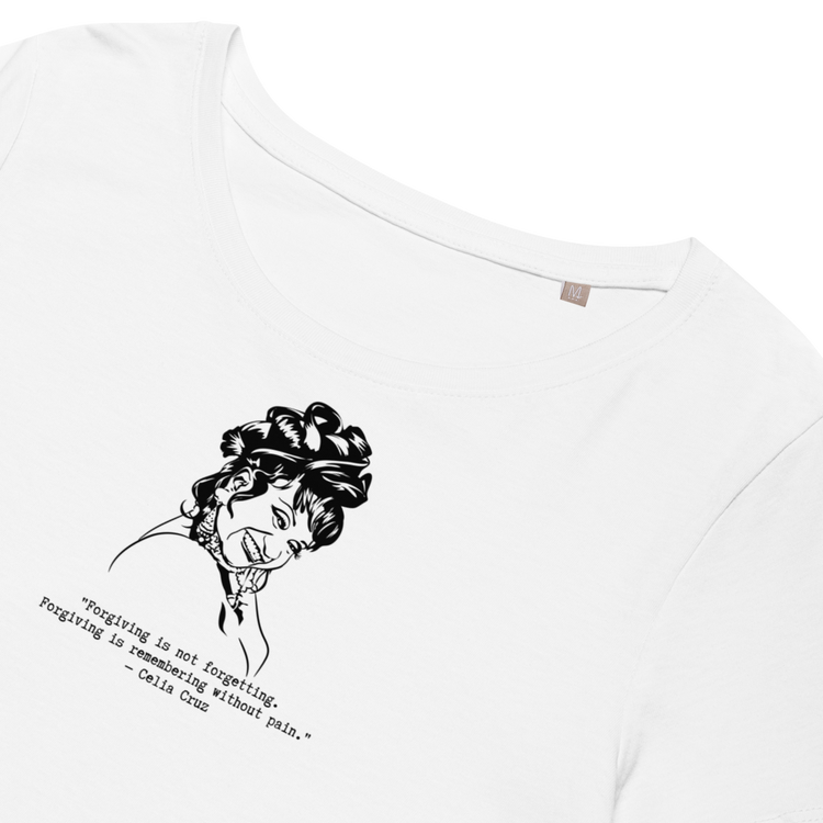 Celia Cruz "Forgiving is Remembering Without Pain" Relaxed t-shirt