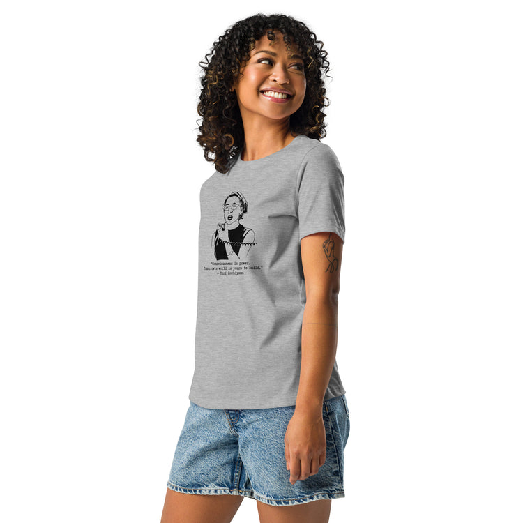 Yuri Kochiyama "Consciousness is Power" Relaxed t-shirt