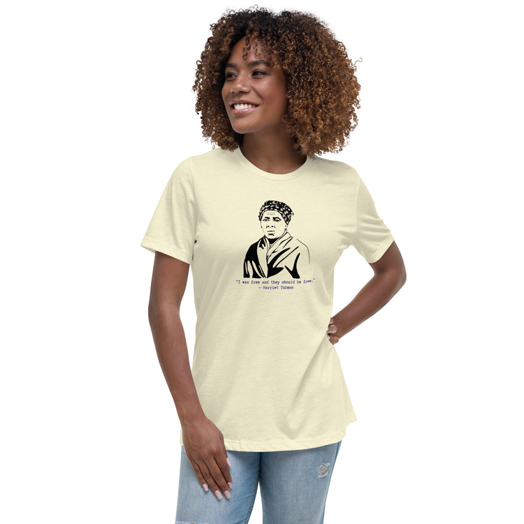 Harriet Tubman "They Should be Free" Relaxed t-shirt