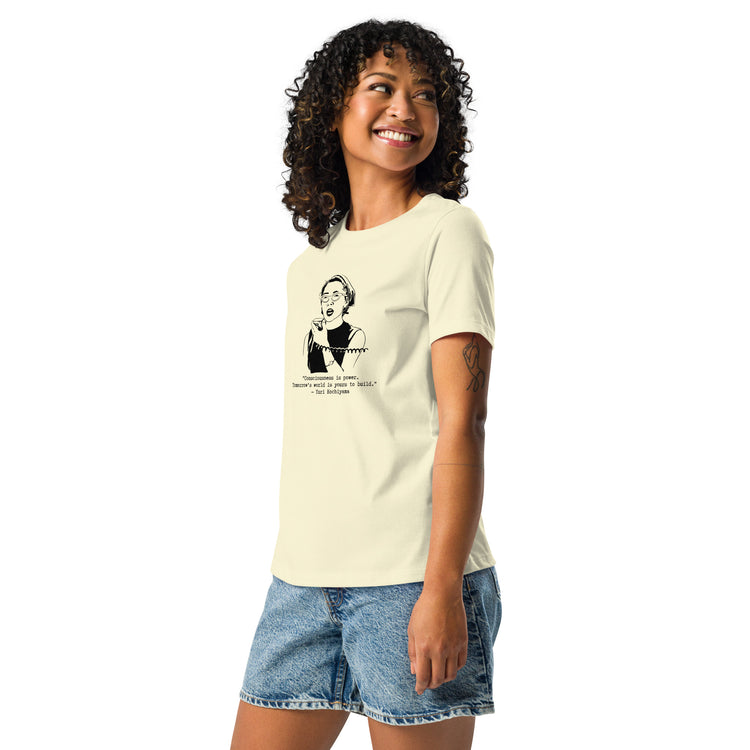 Yuri Kochiyama "Consciousness is Power" Relaxed t-shirt