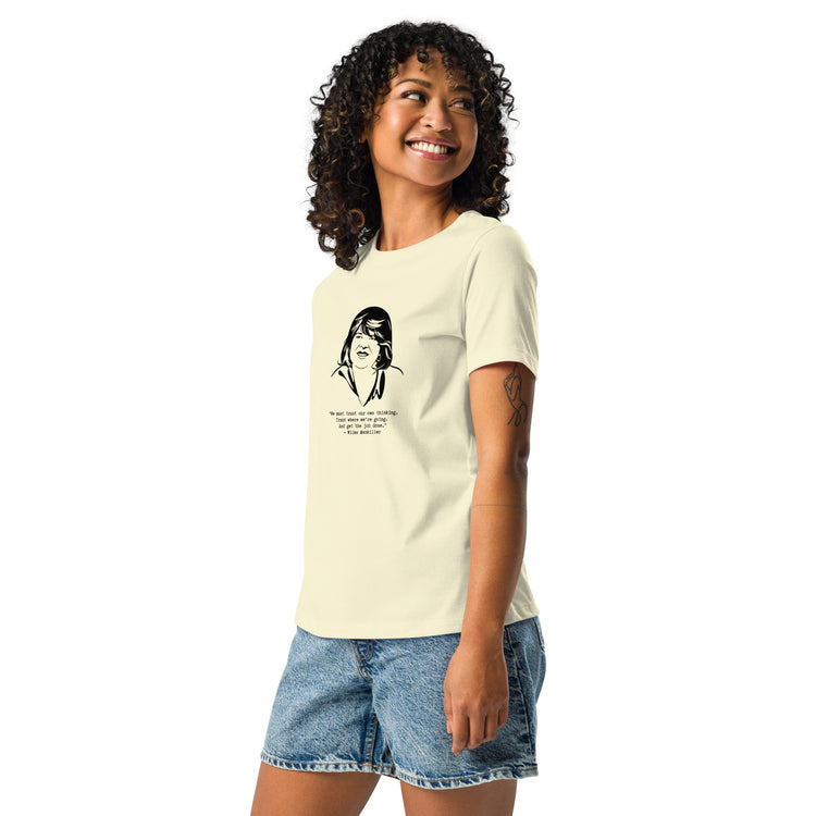 Wilma Mankiller "We must trust our own thinking" Relaxed T-shirt