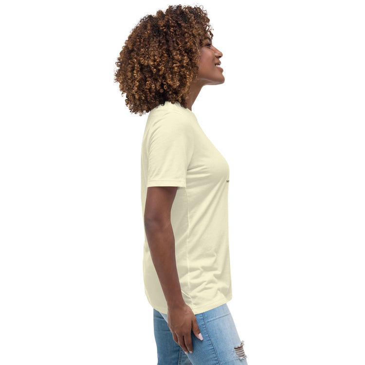 Maya Angelou "Hope and fear cannot occupy the same space" Relaxed t-shirt