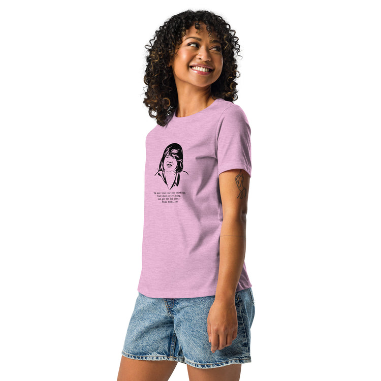 Wilma Mankiller "We must trust our own thinking" Relaxed T-shirt