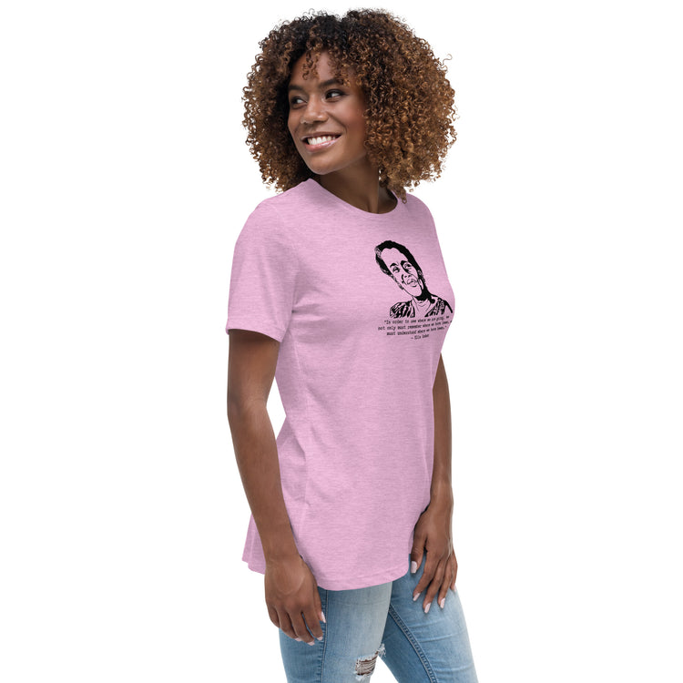 Ella Baker "In Order to See" women's basic Relaxed fit t-shirt