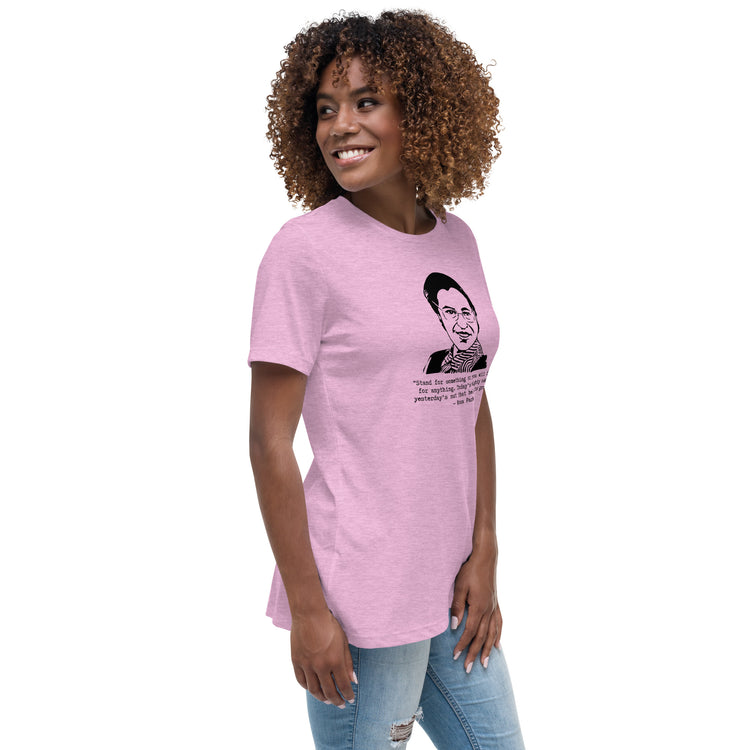Rosa Parks "Stand for something or you will fall for anything" relaxed t-shirt