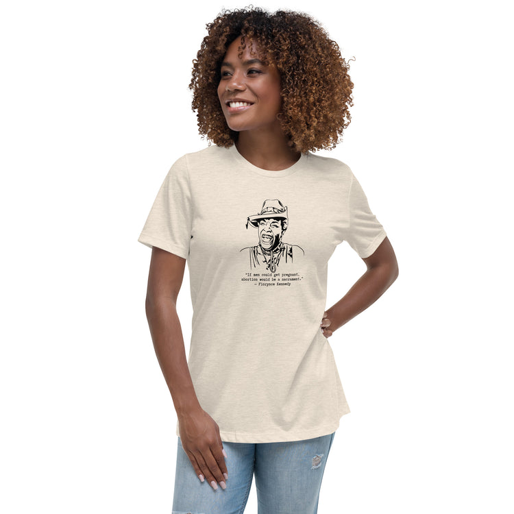 Florynce Kennedy "If Men Could Get Pregnant" Relaxed t-shirt