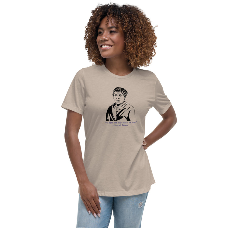 Harriet Tubman "They Should be Free" Relaxed t-shirt