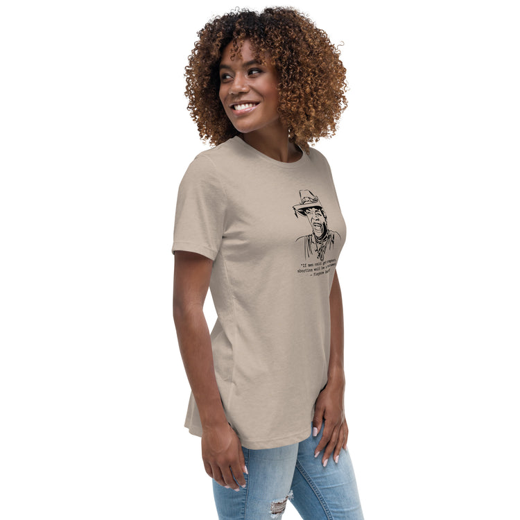 Florynce Kennedy "If Men Could Get Pregnant" Relaxed t-shirt