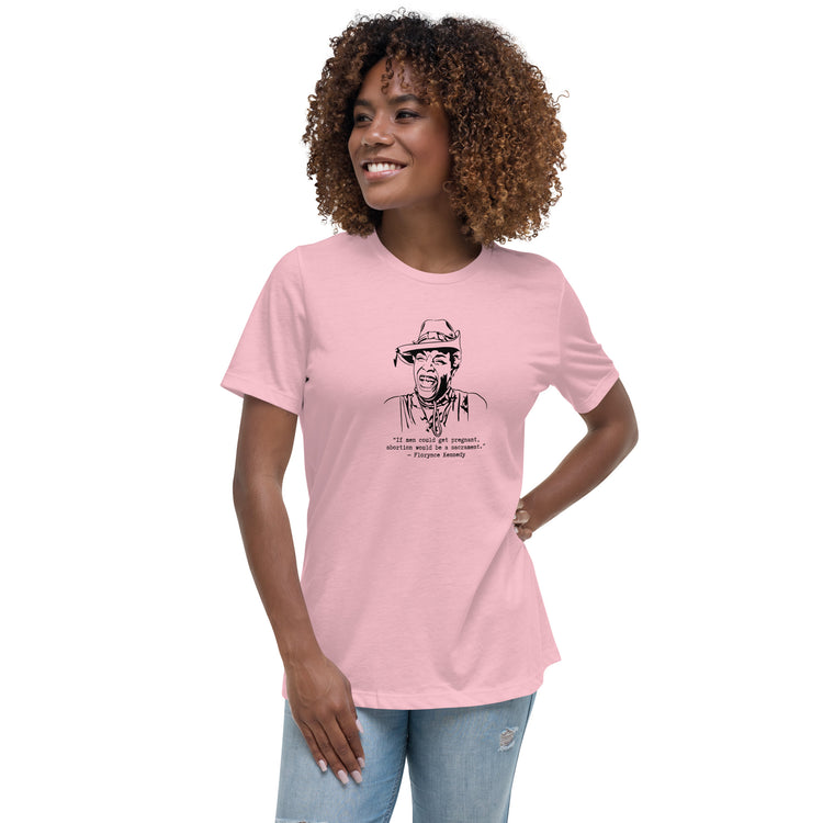 Florynce Kennedy "If Men Could Get Pregnant" Relaxed t-shirt