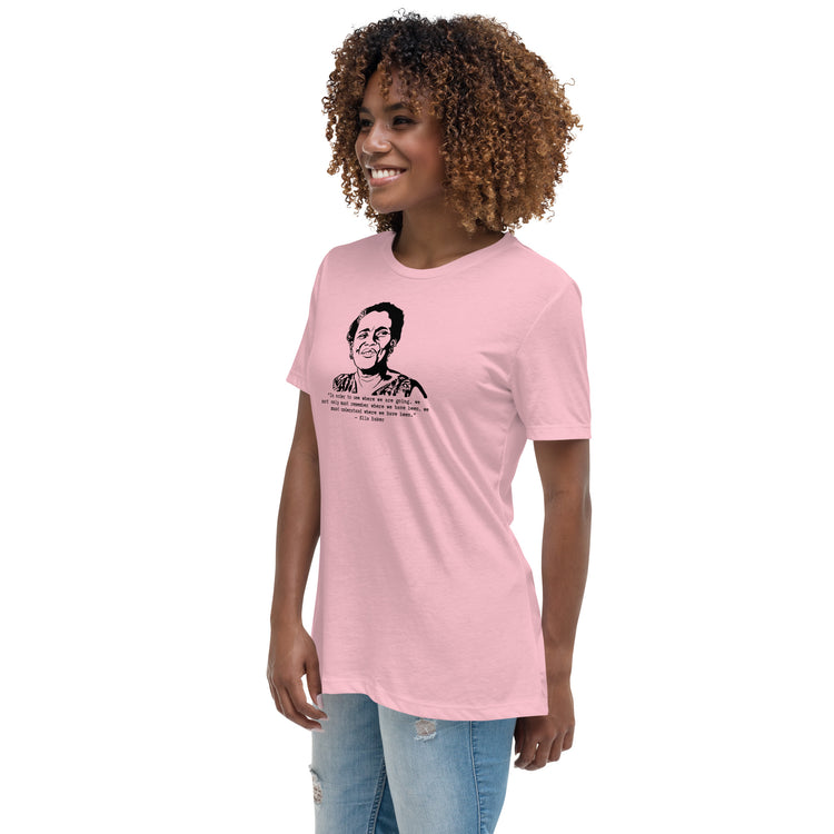 Ella Baker "In Order to See" women's basic Relaxed fit t-shirt