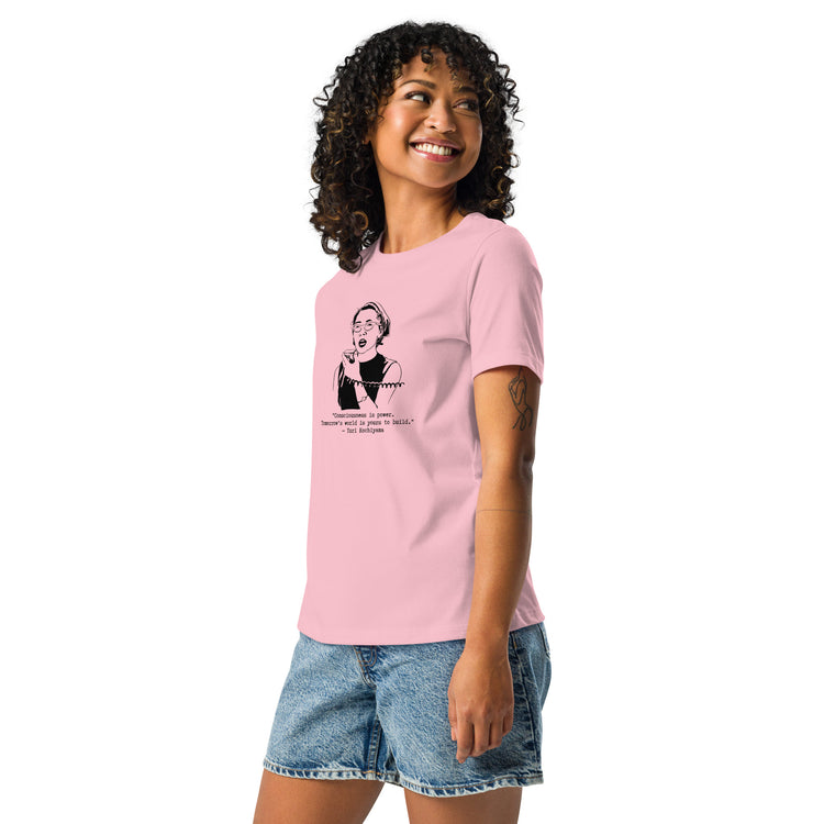 Yuri Kochiyama "Consciousness is Power" Relaxed t-shirt