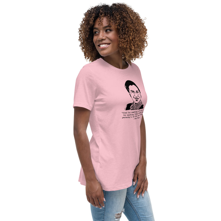 Rosa Parks "Stand for something or you will fall for anything" relaxed t-shirt