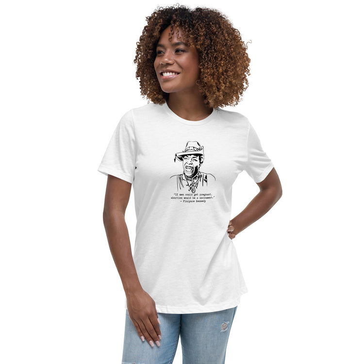 Florynce Kennedy "If Men Could Get Pregnant" Relaxed t-shirt