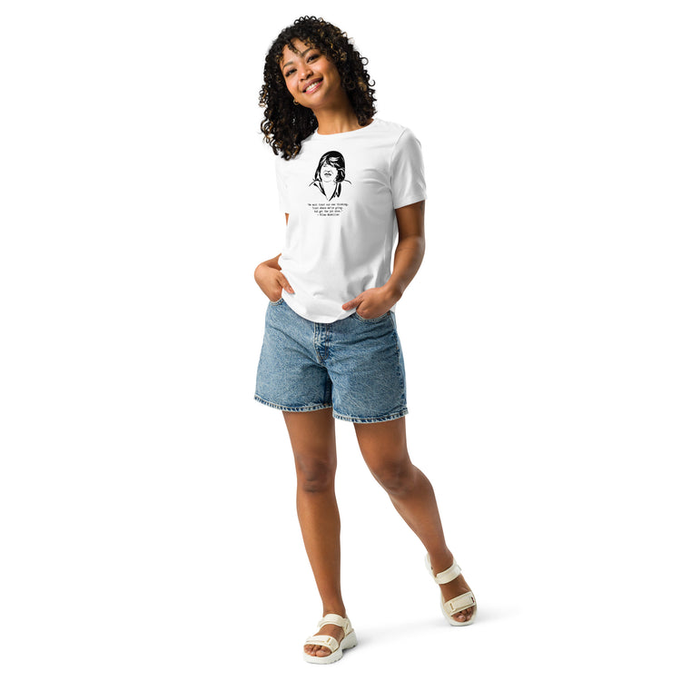 Wilma Mankiller "We must trust our own thinking" Relaxed T-shirt