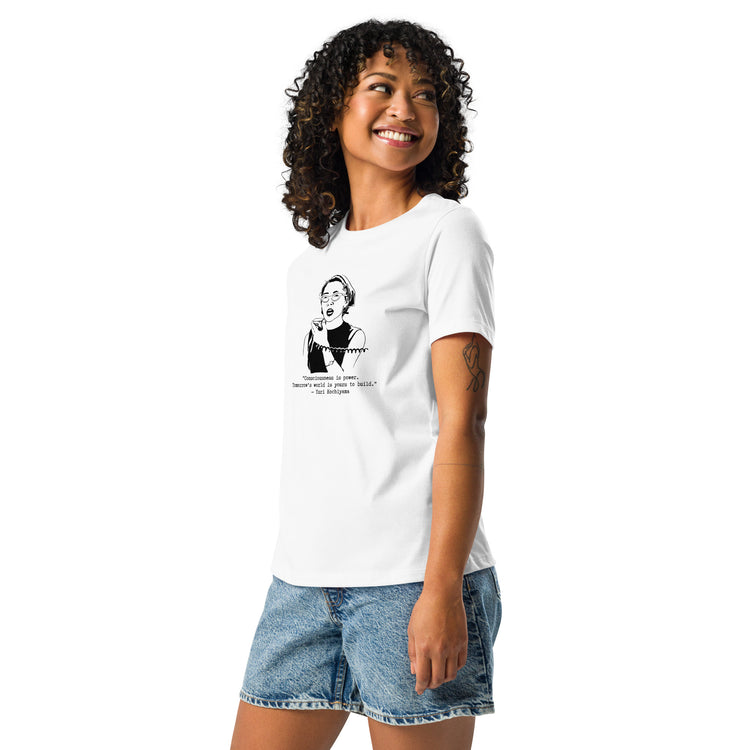 Yuri Kochiyama "Consciousness is Power" Relaxed t-shirt