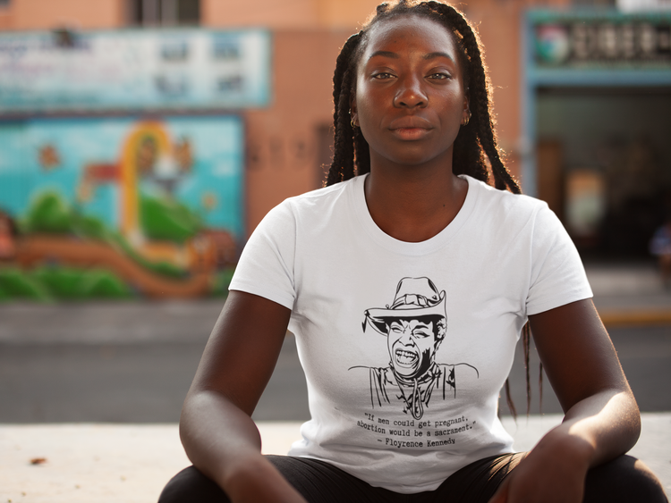 Florynce Kennedy "If Men Could Get Pregnant" Relaxed t-shirt