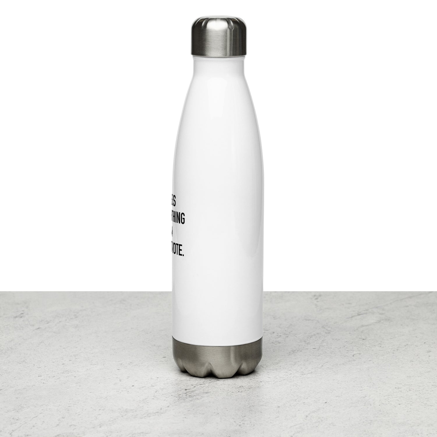 Your Vote Matters Stainless Steel Emancipation Abolition Enfranchisement Statement Water Bottle