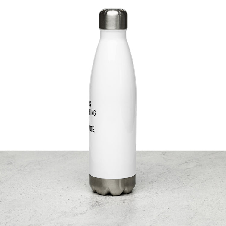 Your Vote Matters Stainless Steel Emancipation Abolition Enfranchisement Statement Water Bottle