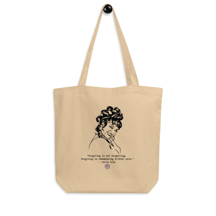 Celia Cruz "Forgiving is Not Forgetting" Eco Tote Bag