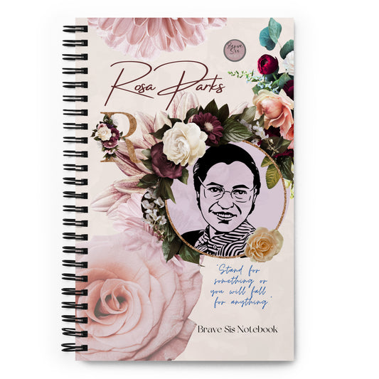 Rosa Parks "Stand for Something" Spiral notebook