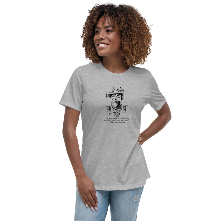 Florynce Kennedy "If Men Could Get Pregnant" Relaxed t-shirt