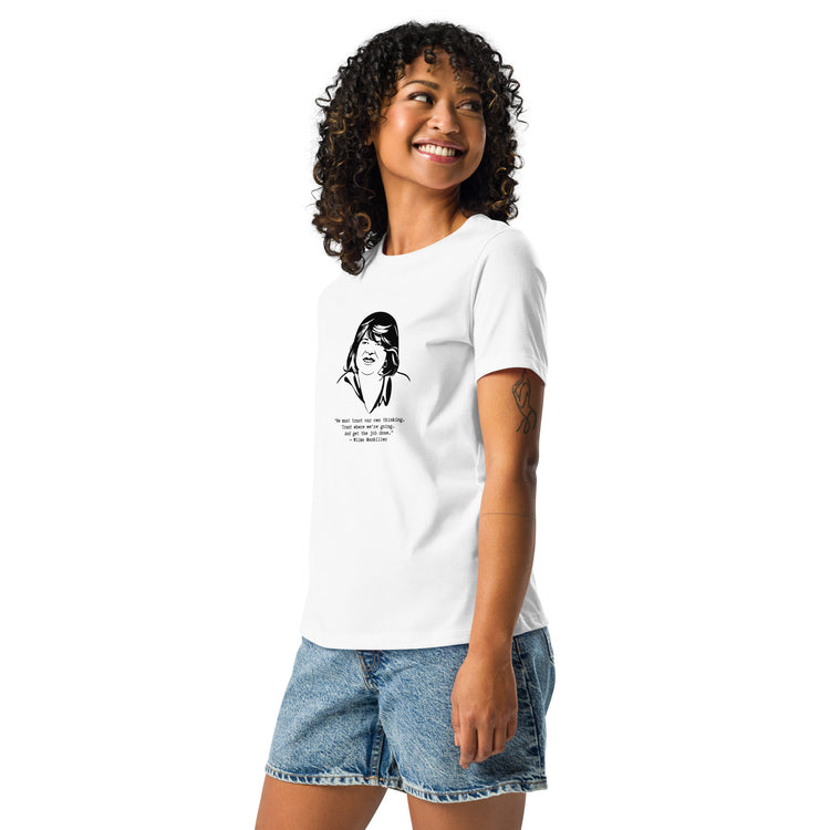Wilma Mankiller "We must trust our own thinking" Relaxed T-shirt