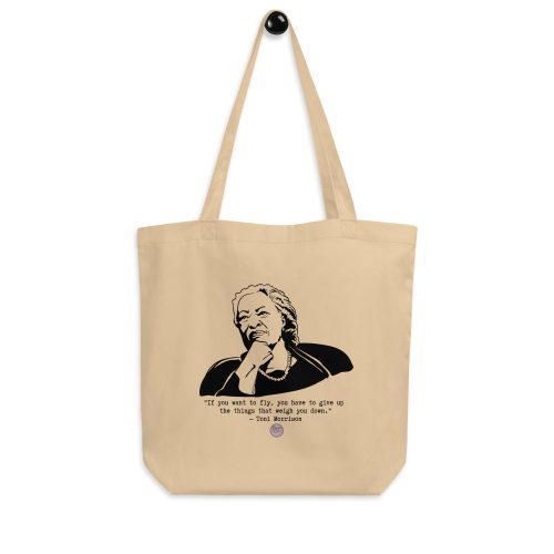 15052cbb8d678f372c794f1cb2f3305f.jpg Toni Morrison "If You Want to Fly" Eco Tote Bag