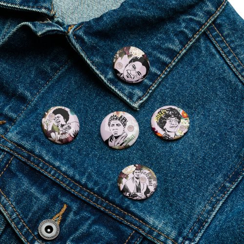 Five Fierce Foremothers Button Set